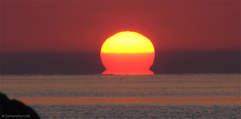 TWAN Omega Sunrise in Caspian Sea