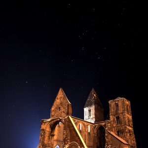 Orion and Ruined Church