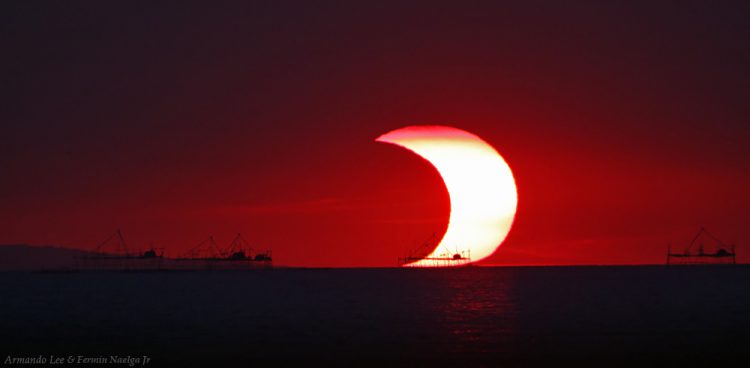 Philippines Crescent Sunset