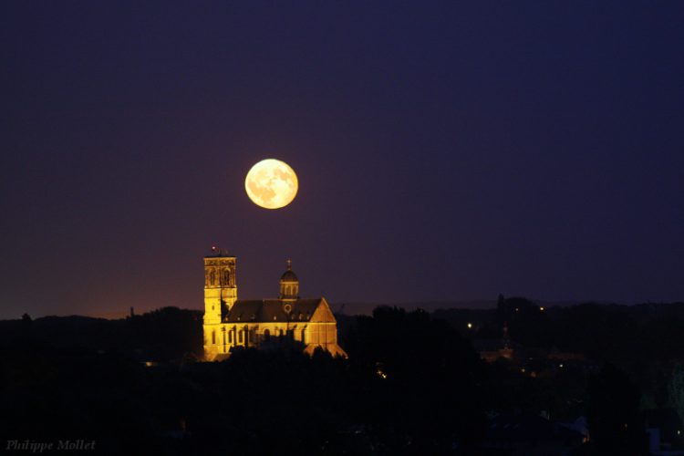 Full Moon Above the Abbey