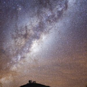 Rising Galaxy Over Las Campanas