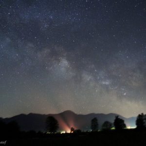 The Milky Way above Isarwinkel