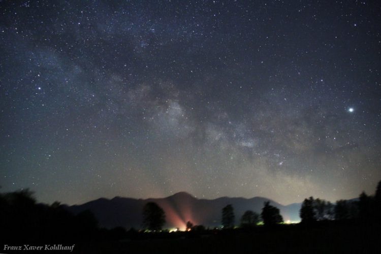 The Milky Way above Isarwinkel