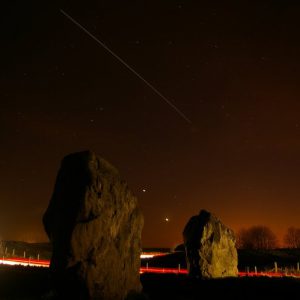 ISS over Avebury Stone Circle