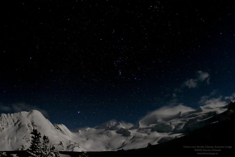 Orion over Sorcerer Lodge