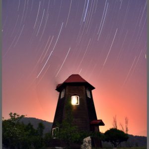 Star Trails and Windmill