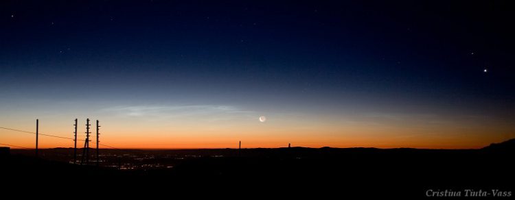 Conjunction with Noctilucent Clouds