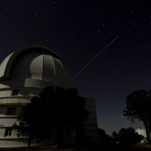 ISS over McDonald Observatory