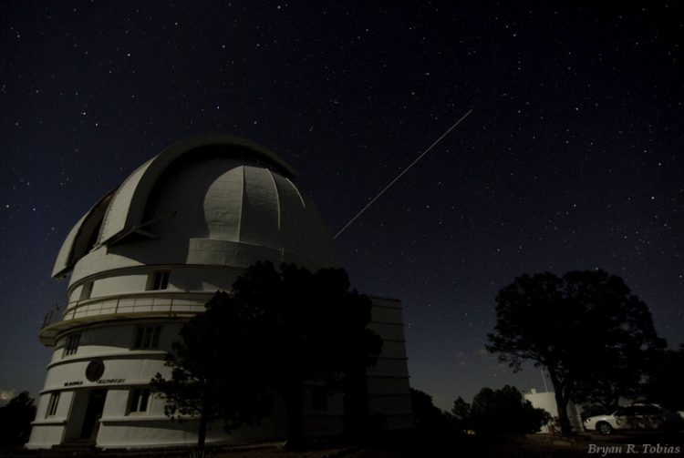 ISS over McDonald Observatory