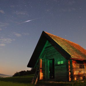 Iridium Flare over Cottage