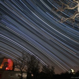 Star Trails Over Haute Provence Observatory