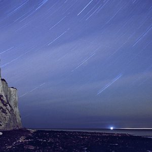 English Channel Star Trails