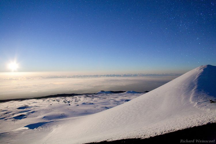 Hawaiian Summit Moonrise