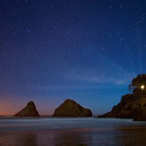 Light House and Stars