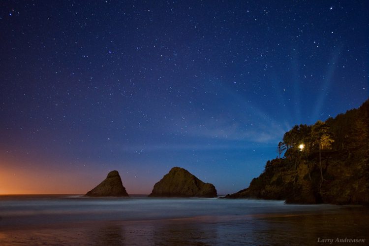 Light House and Stars