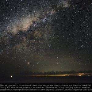 Milky Way over Senggigi Beach