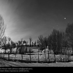 Moonrise and the Winter Constellations