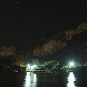 Night at Kaunos Rock Tombs