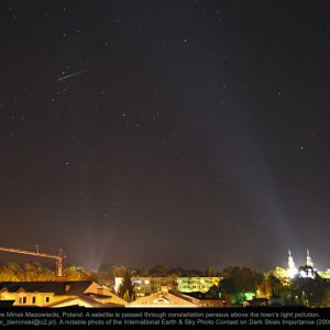 Minsk Mazowiecki Night Sky