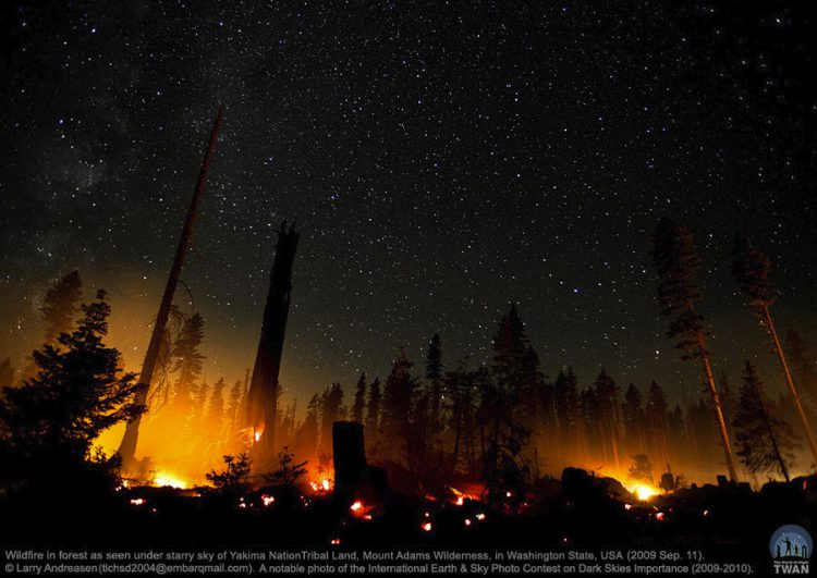 Mount Adams Wilderness Wildfire