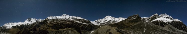 View from Zero Point at Pindari Glacier