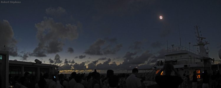 Totality from Tahiti