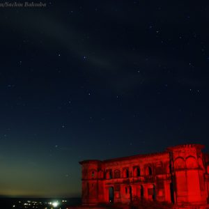 Ursa Major rising over Tijara Fort