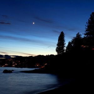 Venus over West Vancouver