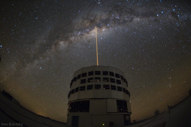 Laser at the Galactic Center