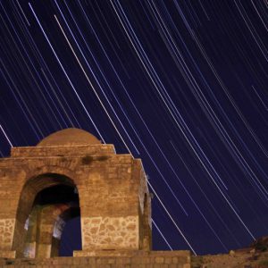 Niyasar Fire Temple and Star Trails