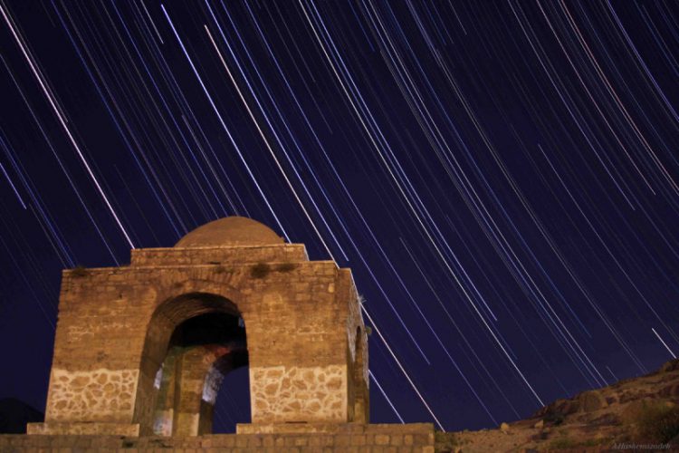 Niyasar Fire Temple and Star Trails