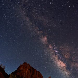 Summer Milky Way over Zion