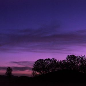 Moon and Venus Conjunction Panorama