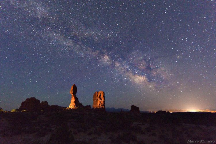 Milky Way above Balanced Rock