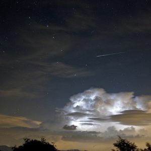 Perseids and Lightning