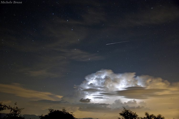 Perseids and Lightning