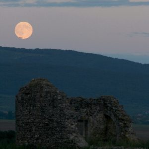 Full Moon and Ruins