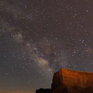 Milky Way above Monument Valley