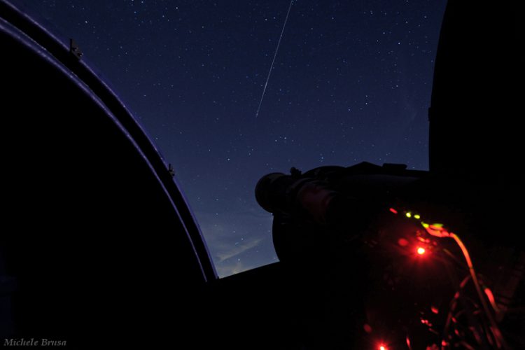 Perseid from the Dome