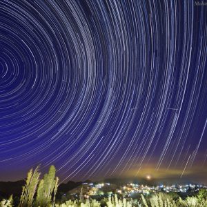 Trails of Stars and Meteors