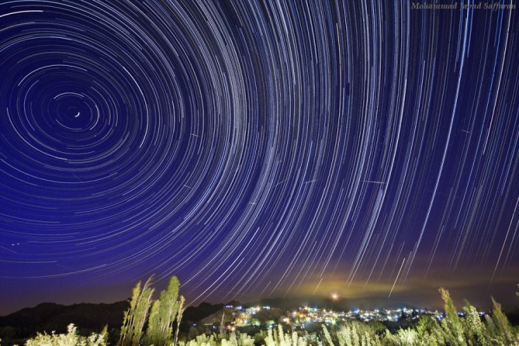 Trails of Stars and Meteors