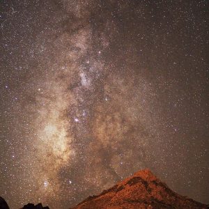 Milky Way over Mount Locho