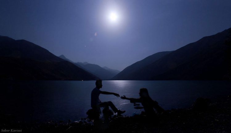 Gahar Lake in the Moonlight