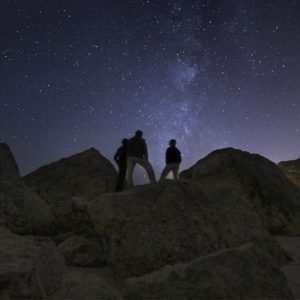 Three friends of the Milky Way