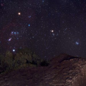 Winter Constellations Panorama
