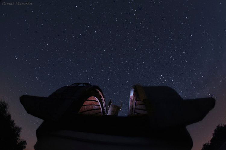 Night at the Observatory in Modra