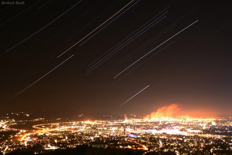 Winter stars over Linz