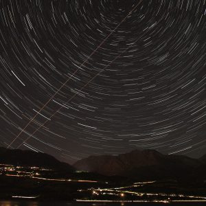 Star Trails above the French Alps