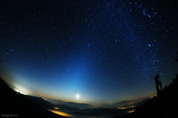 Zodiacal Light and Milky Way