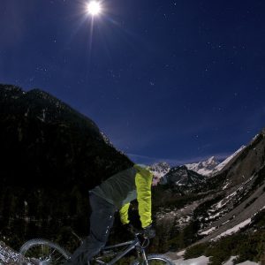 Night Riding above Innsbruck